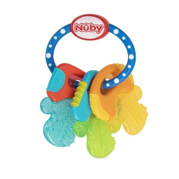 NUBY Ice Gel Teether Keys NEW in Package - Picture 2 of 12